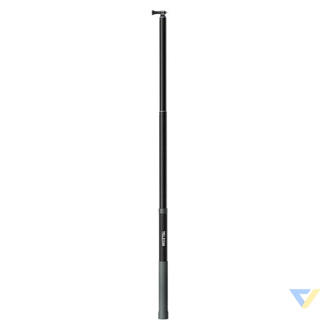Carbon fiber selfie stick with 3m length Telesin for cameras GP MNP 300 3 Booms and selfie sticks