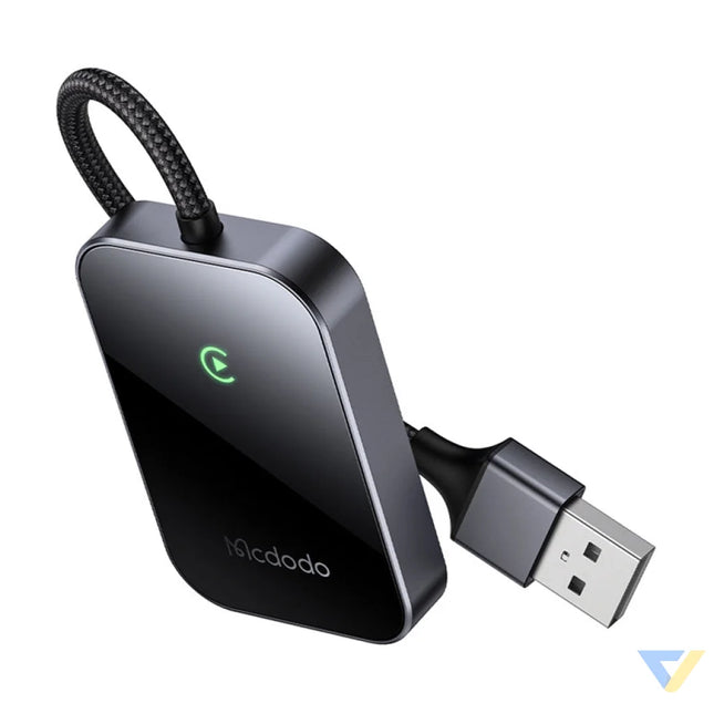 CarPlay wireless adapter with USB cable McDodo CA 7210 black Android Auto wireless adapters
