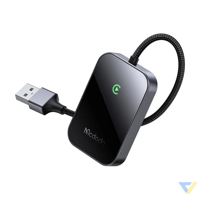 CarPlay wireless adapter with USB cable McDodo CA 7210 black Android Auto wireless adapters