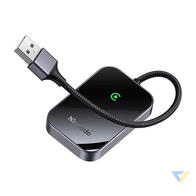CarPlay wireless adapter with USB cable McDodo CA 7210 black Android Auto wireless adapters