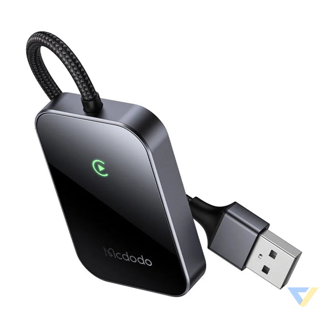 CarPlay wireless adapter with USB cable McDodo CA 7210 black Android Auto wireless adapters