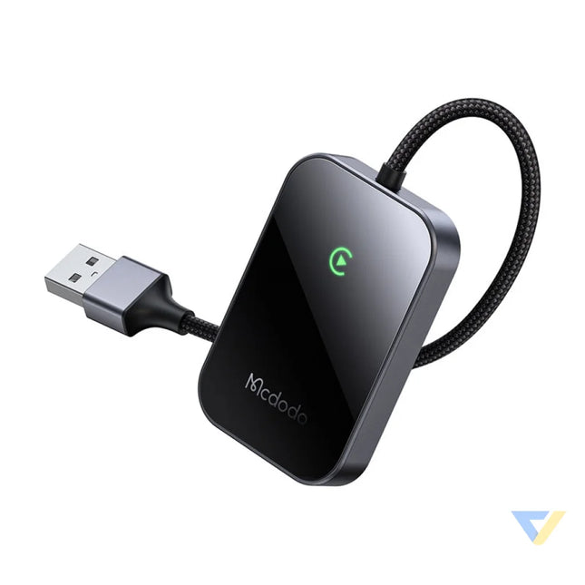 CarPlay wireless adapter with USB cable McDodo CA 7210 black Android Auto wireless adapters