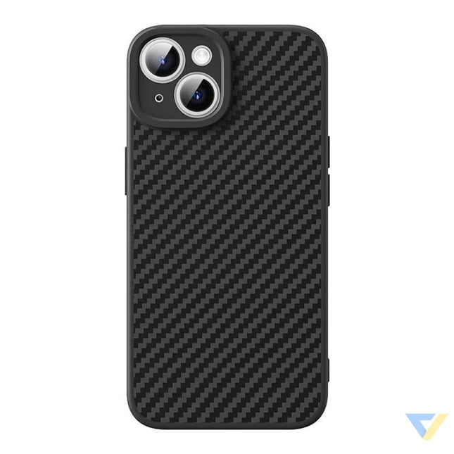 Case Baseus Synthetic Fiber iPhone 15 Plus + tempered glass Protective cases for smartphones