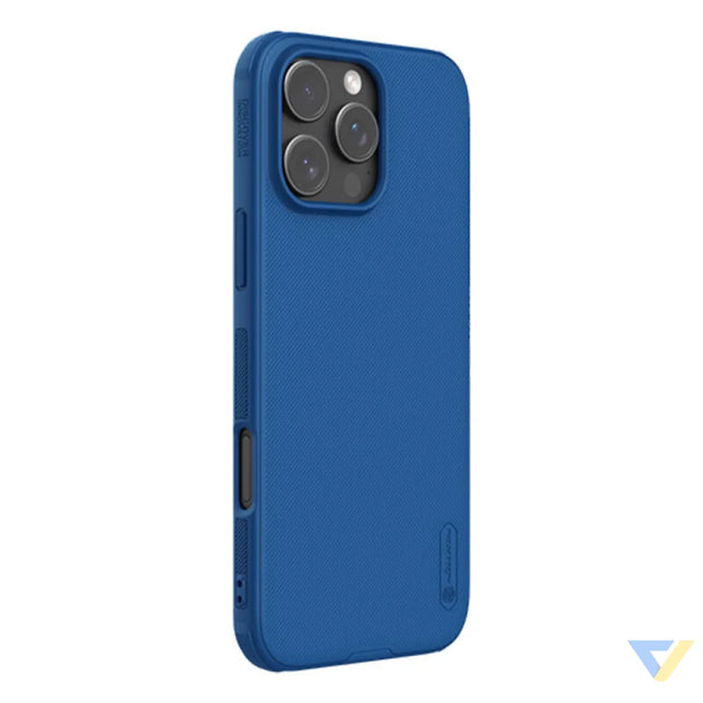 Case Nillkin Super Frosted Shield Pro Magnetic iPhone 16 Pro (niebieski) Protective cases for smartphones