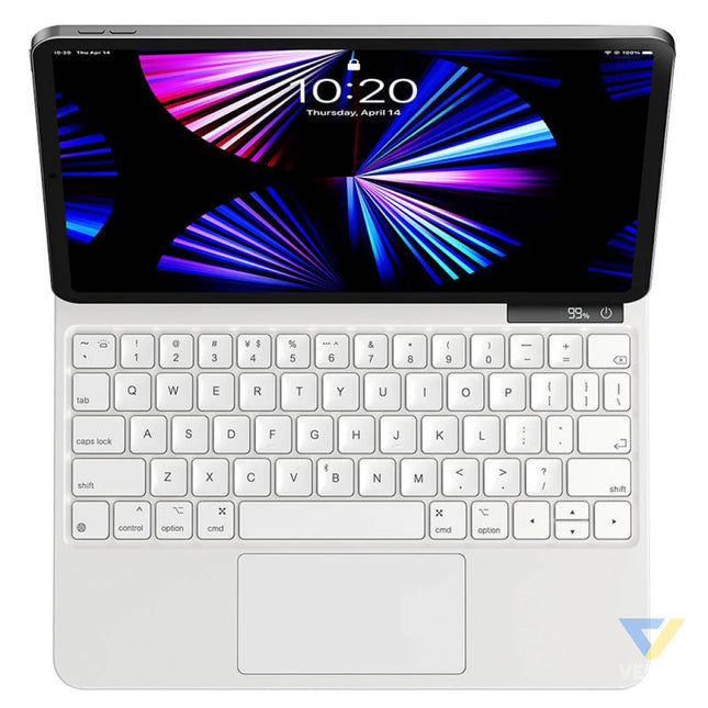 Case with keyboard for iPad Baseus Brilliance PRO 10 10.9’’ (white) Protective cases for tablets