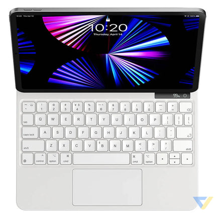 Case with keyboard for iPad Baseus Brilliance PRO 10 10.9’’ (white) Protective cases for tablets