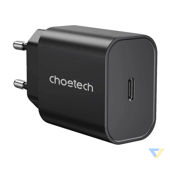 Charger Choetech Q5004 BK V2 PD20W (Black) mains chargers