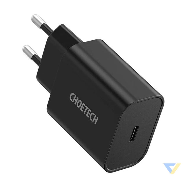 Charger Choetech Q5004 BK V2 PD20W (Black) mains chargers