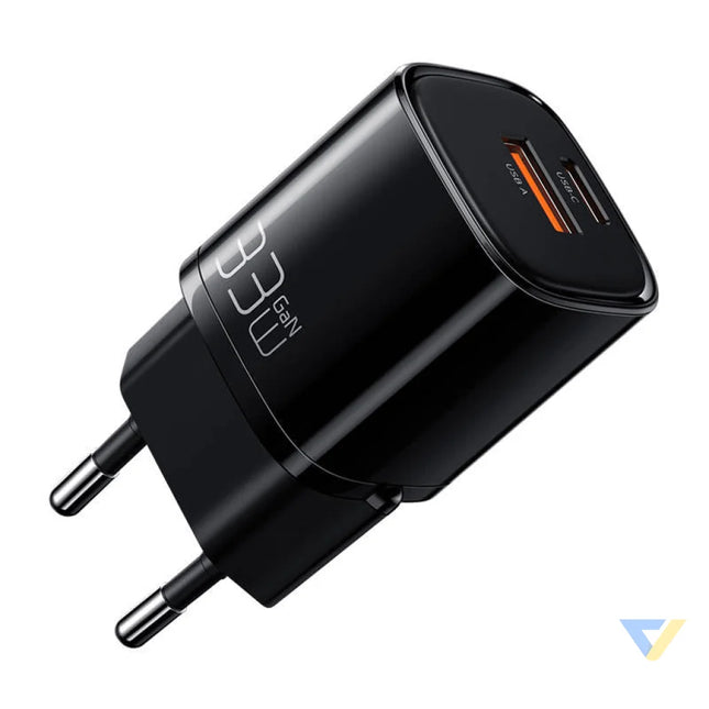 Charger Mcdodo Nano GaN CH 0151 USB + USB C 33W (black) mains chargers