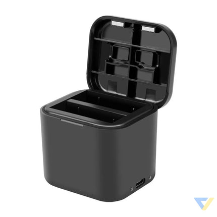Charger + memory card case PULUZ for Insta360 Ace / Ace Pro / Ace Pro 2 For sports cameras