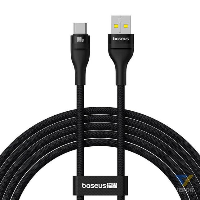 Charging Cable Baseus Flash 2 USB to USB C 100W 2m (black) USB to USB C