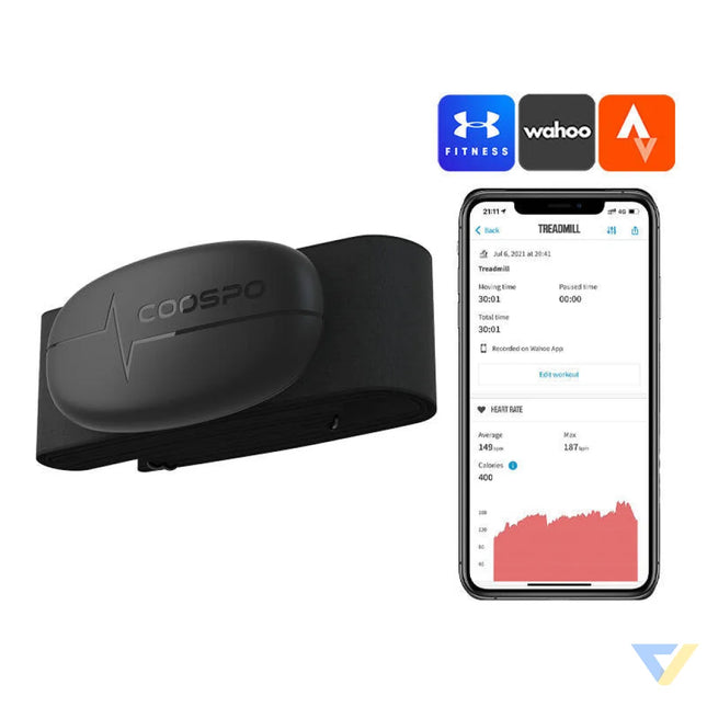 Chest Heart Rate Monitor Coospo H6 compatibile with Strava wahooo mapmyfitness etc. Sensors