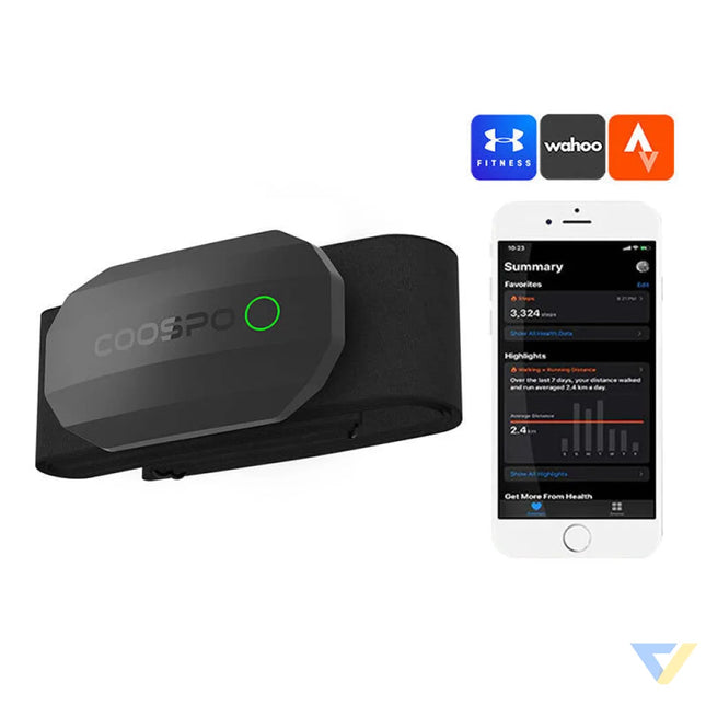 Chest Heart Rate Monitor Coospo H808S B compatibile with z: Strava wahooo mapmyfitness etc. Sensors