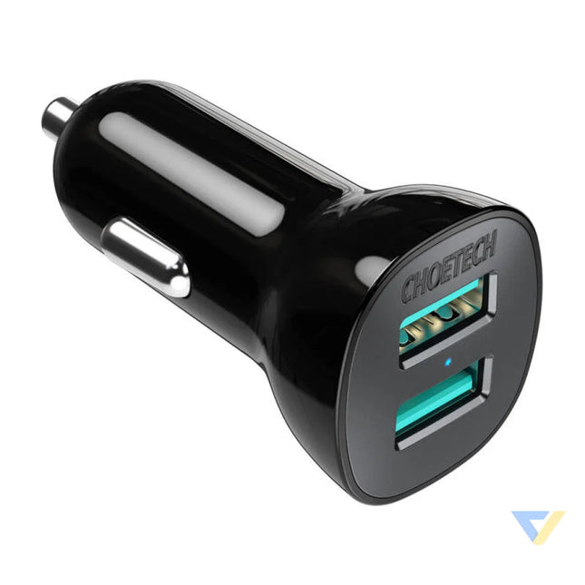 Choetech C0051 36W QC 3.0 car charger (black) Car chargers