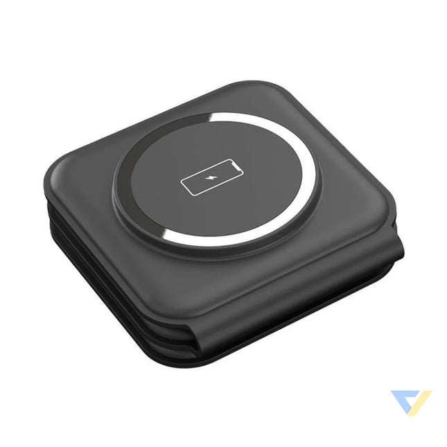 Choetech T588 F 3in1 Magnetic Wireless Charger 15W (black) Wireless chargers