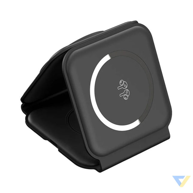 Choetech T588 F 3in1 Magnetic Wireless Charger 15W (black) Wireless chargers