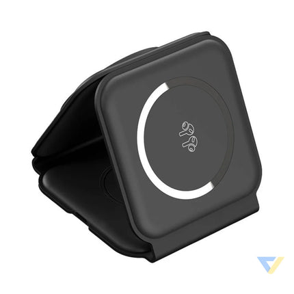 Choetech T588 F 3in1 Magnetic Wireless Charger 15W (black) Wireless chargers