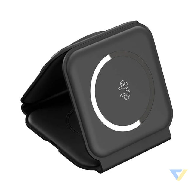Choetech T588 F 3in1 Magnetic Wireless Charger 15W (black) Wireless chargers