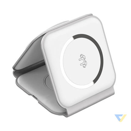 Choetech T588 F 3in1 Magnetic Wireless Charger 15W (white) Wireless chargers