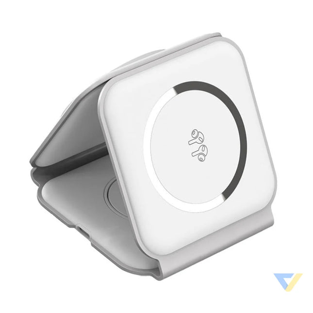 Choetech T588 F 3in1 Magnetic Wireless Charger 15W (white) Wireless chargers