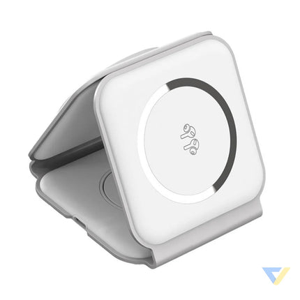 Choetech T588 F 3in1 Magnetic Wireless Charger 15W (white) Wireless chargers