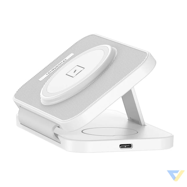 Choetech T616 F 3 in 1 inductive charger (white) Wireless chargers