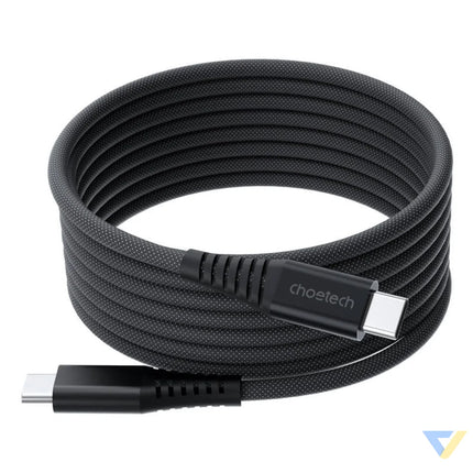 Choetech XCC 1051 USB C to USB C magnetic cable PD 240W 1.8m (black) USB C to USB C