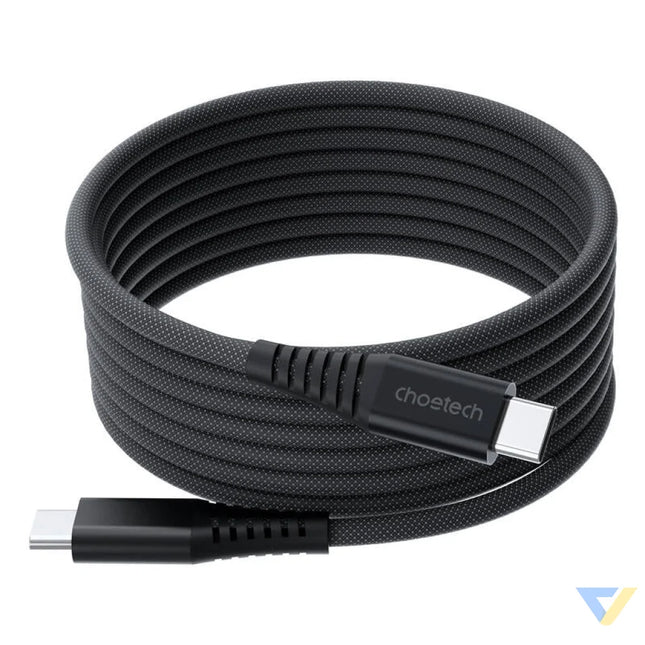 Choetech XCC 1051 USB C to USB C magnetic cable PD 240W 1.8m (black) USB C to USB C