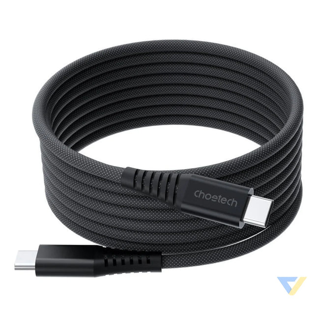 Choetech XCC 1051 USB C to USB C magnetic cable PD 240W 1.8m (black) USB C to USB C
