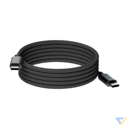 Choetech XCC 1052 USB C to USB C magnetic cable PD 240W 1.2m (black) USB C to USB C