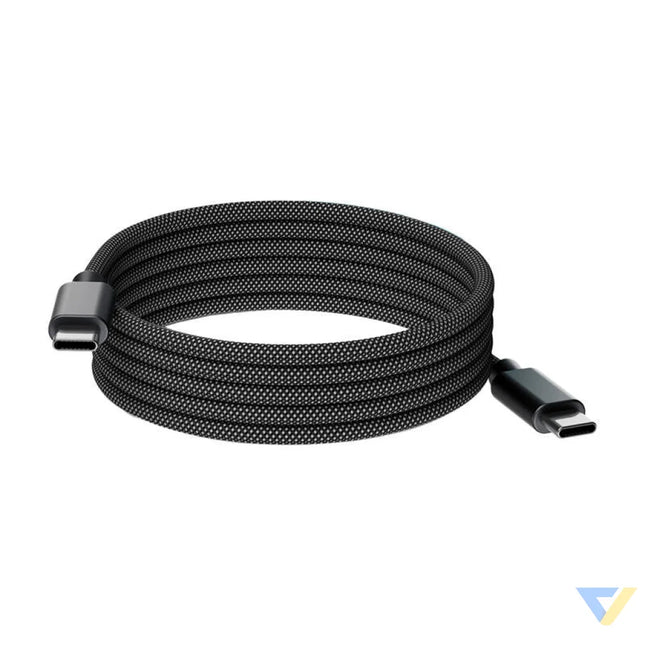 Choetech XCC 1052 USB C to USB C magnetic cable PD 240W 1.2m (black) USB C to USB C