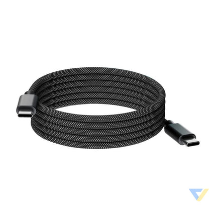 Choetech XCC 1052 USB C to USB C magnetic cable PD 240W 1.2m (black) USB C to USB C