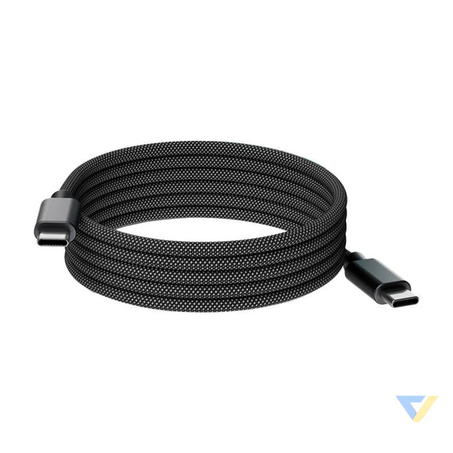 Choetech XCC 1052 USB C to USB C magnetic cable PD 240W 1.2m (black) USB C to USB C