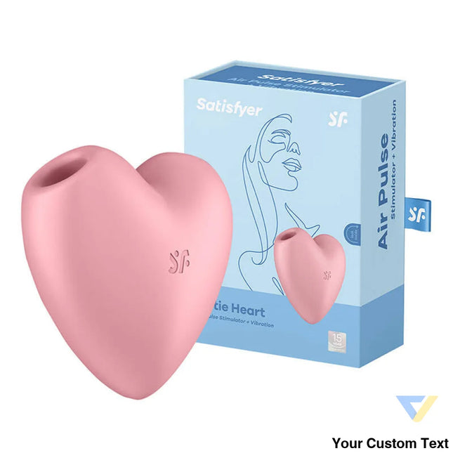 Clitoral massager Satisfyer Cutie Heart Light Red (pink) Masturbators