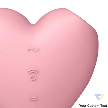 Clitoral massager Satisfyer Cutie Heart Light Red (pink) Masturbators