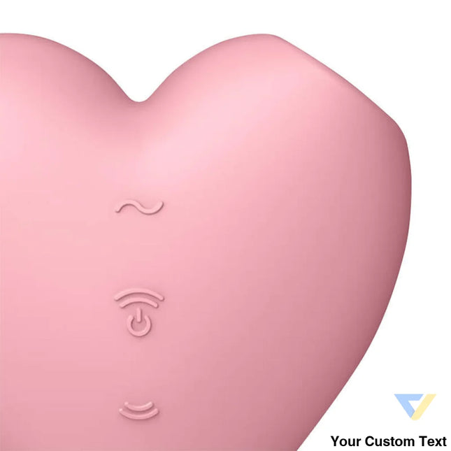 Clitoral massager Satisfyer Cutie Heart Light Red (pink) Masturbators
