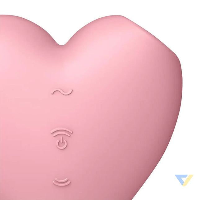 Clitoral massager Satisfyer Cutie Heart Light Red (pink) Masturbators