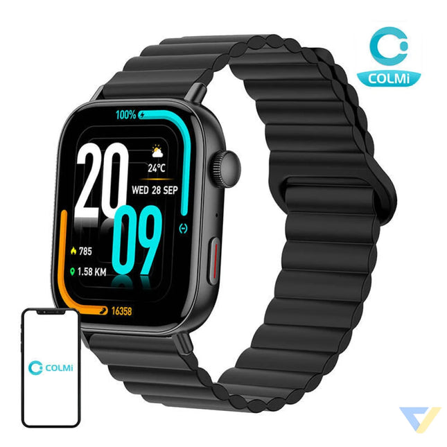 Colmi C8 Max smartwatch with magnetic strap (black) Smartwatches