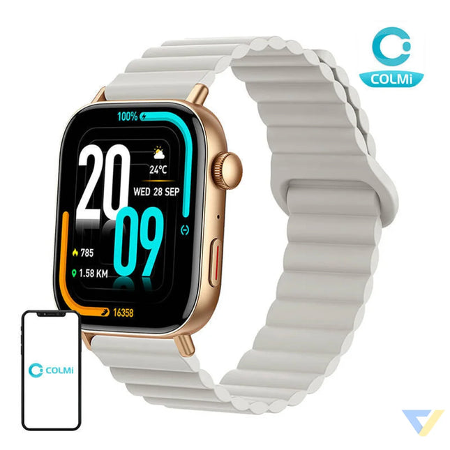 Colmi C8 Max smartwatch with magnetic strap (gold) Smartwatches