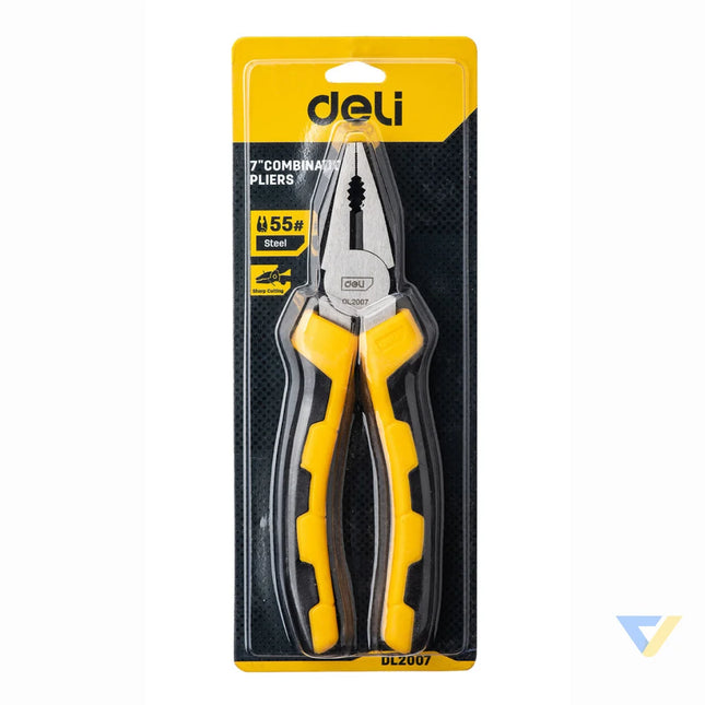 Combination pliers 7’’ Deli Tools EDL2007 (yellow) Pliers