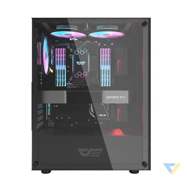 Computer case Darkflash DK100 (black) Without fan