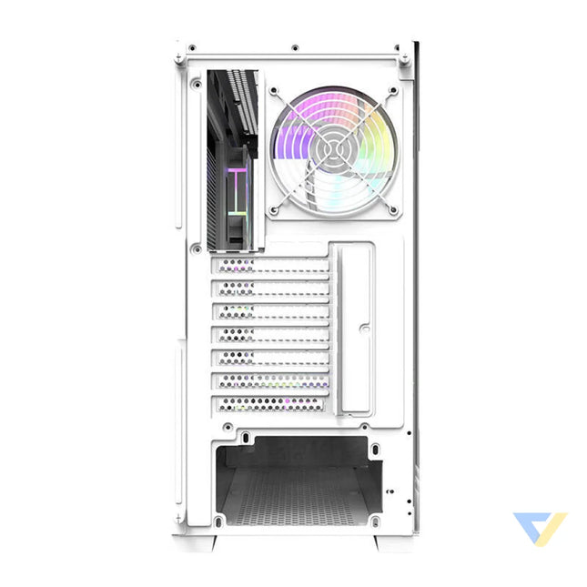 Computer case Darkflash DS900 (white) + 7 ARGB Fans With fan