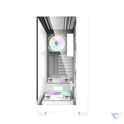 Computer case Darkflash DS900 (white) + 7 ARGB Fans With fan