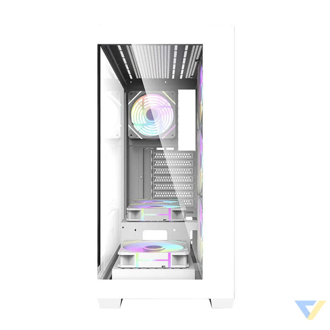 Computer case Darkflash DS900 (white) + 7 ARGB Fans With fan