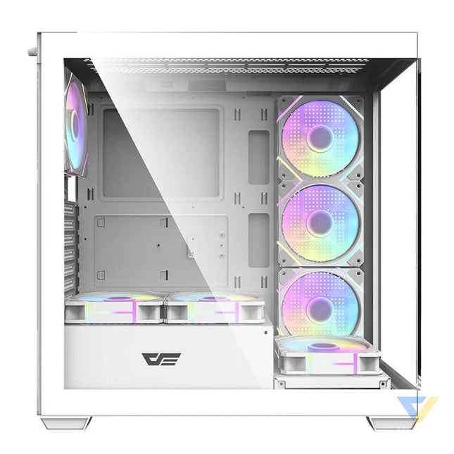 Computer case Darkflash DS900 (white) + 7 ARGB Fans With fan