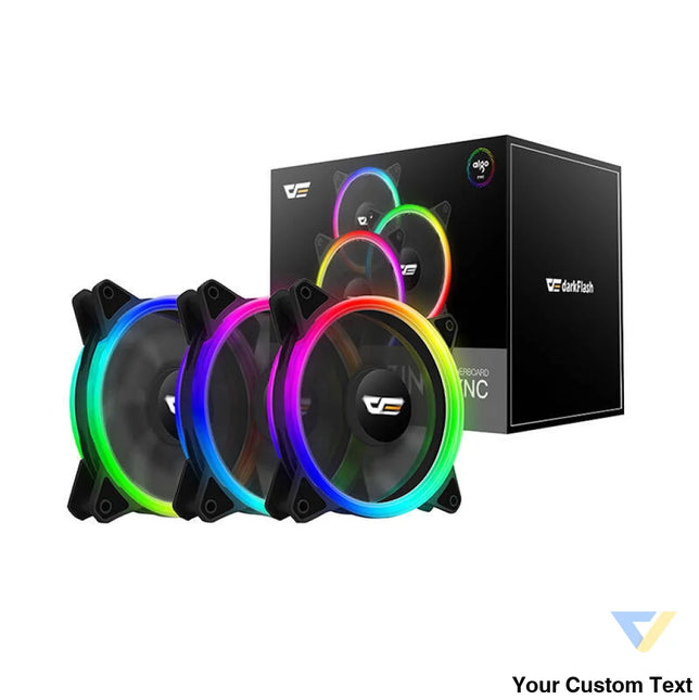 Computer Fan Set ARGB Darkflash DR12 Pro 3in1 120x120 (black) Fans