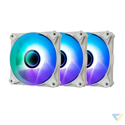 Computer fan set ARGB Darkflash INF8 3in1 120x120 (white) Fans