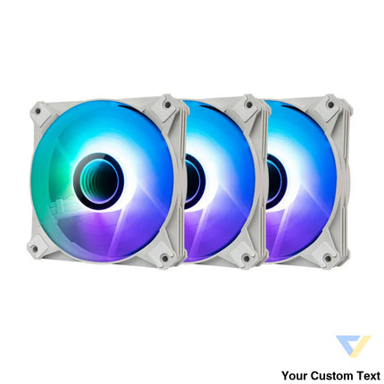 Computer fan set ARGB Darkflash INF8 3in1 120x120 (white) Fans