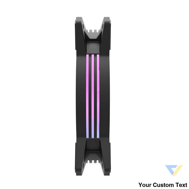 Computer Fan Set Darkflash C6 RGB 3in1 120x120 (black) Fans