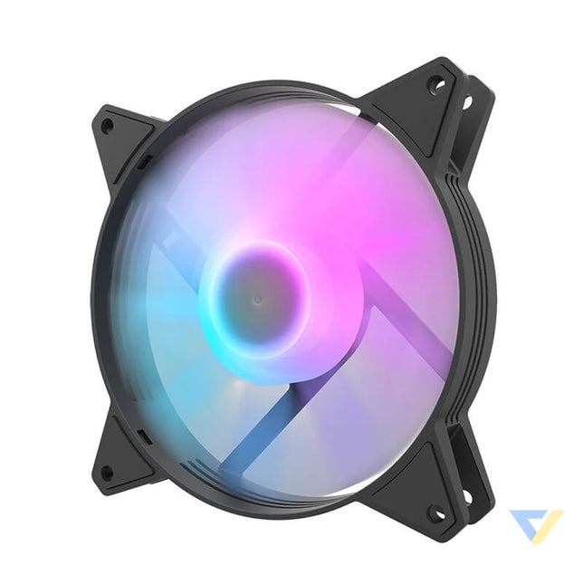 Computer Fan Set Darkflash C6 RGB 3in1 120x120 (black) Fans